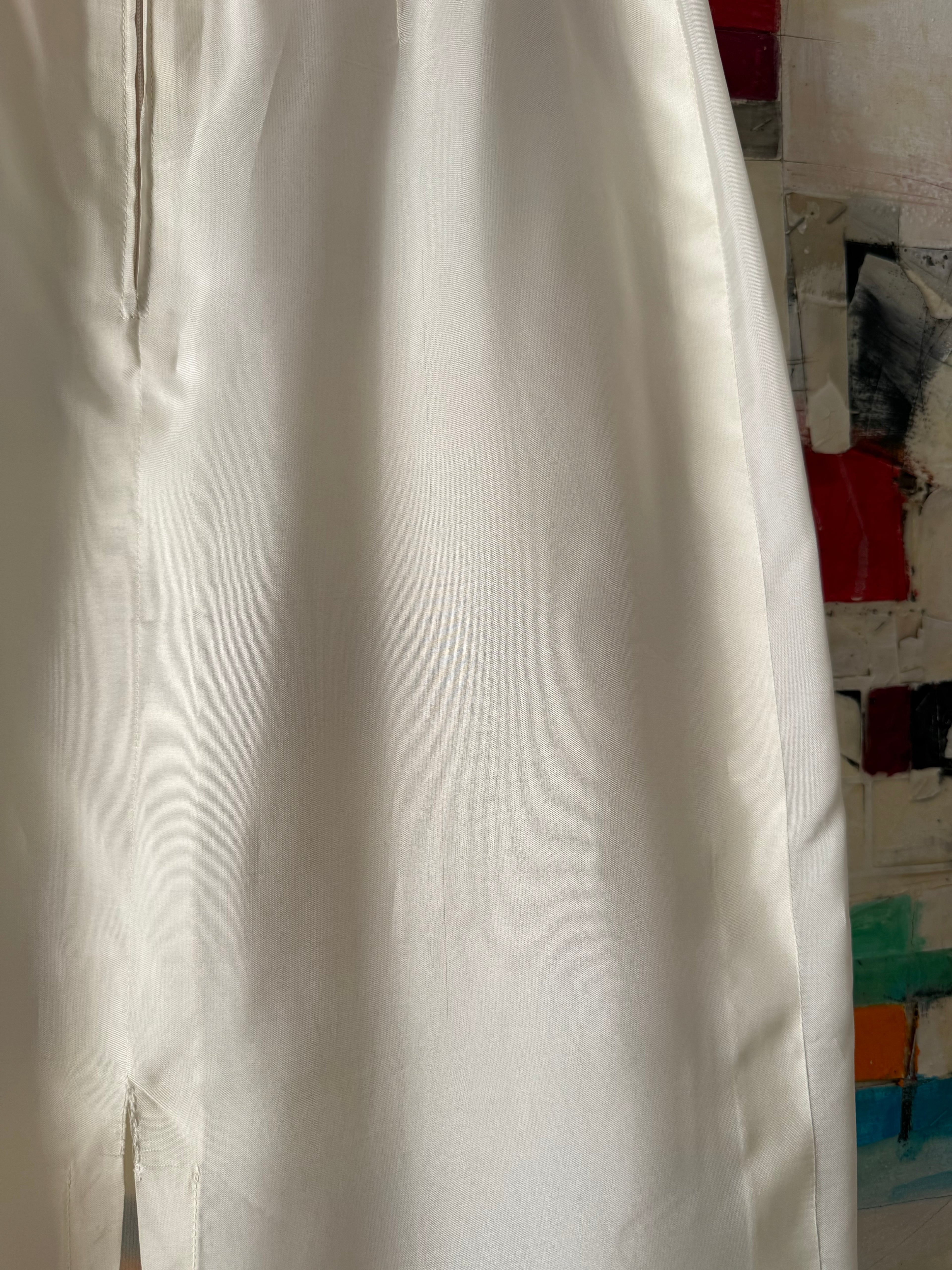 Rare Dolce & Gabbana SS 1997 Runway floral silk print skirt