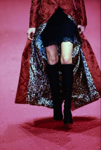 Dolce & Gabbana FW 1997 Runway red coat