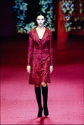 Dolce & Gabbana FW 1997 Runway red coat