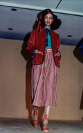 Saint Laurent 1977 Runway blue jacket