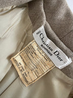 Rare Christian Dior 90s wool coat by Gianfranco Ferré Era