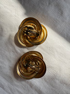 Givenchy gold earrings clip