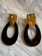 Valentino gold earrings 90s