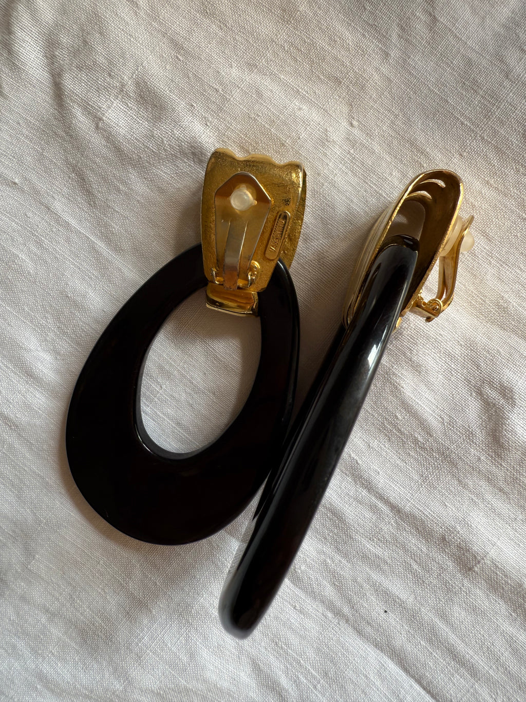Valentino gold earrings 90s