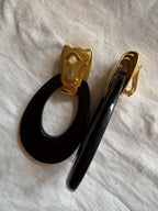 Valentino gold earrings 90s
