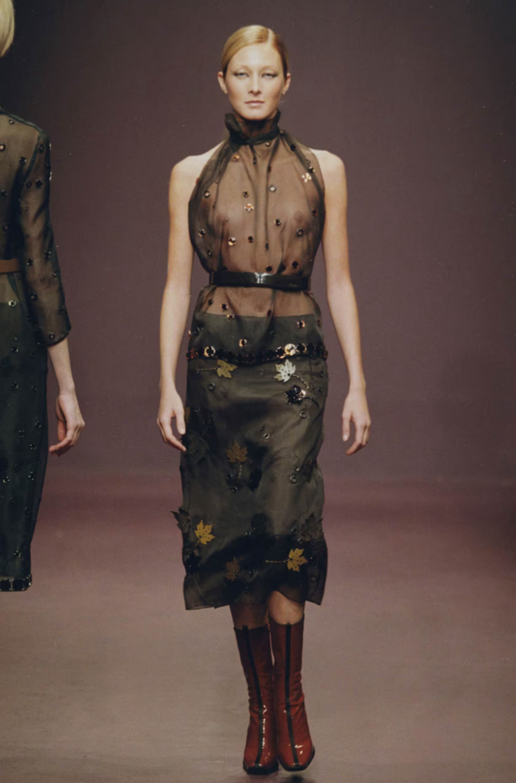 Prada F/W 1999 leaves shoulder bag