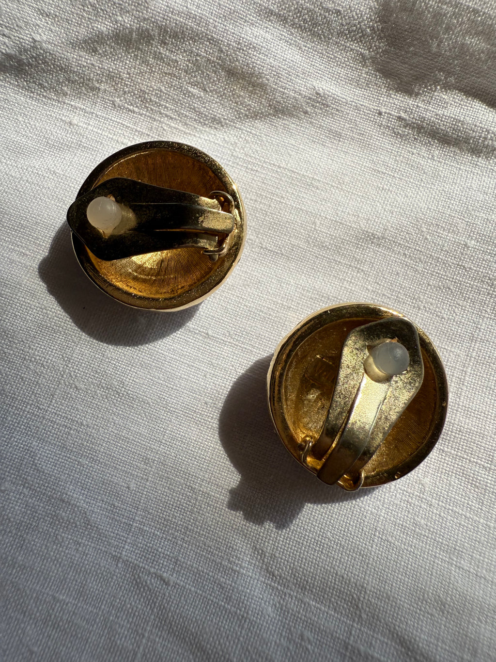 Valentino gold stars green earrings 90s