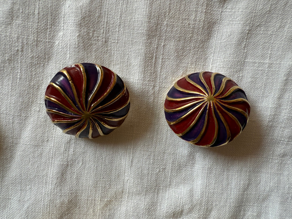 Valentino multicolor clip earrings 90