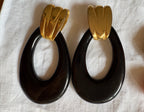 Valentino gold earrings 90s