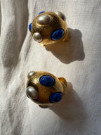 Valentino clip earrings mini pearls 90s