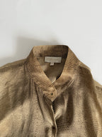 Roberto Cavalli SS 2002 silk set snake print