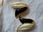 Valentino gold clip earrings 90s