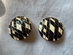 Balenciaga clip earrings 90s