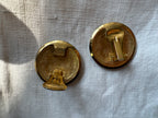 Balenciaga clip earrings 90s