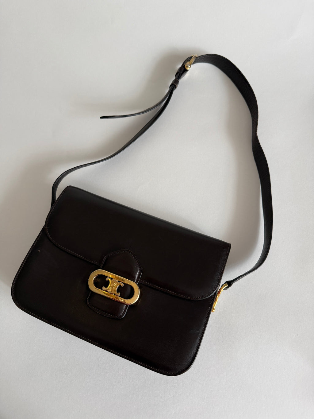 Céline brown shoulder bag