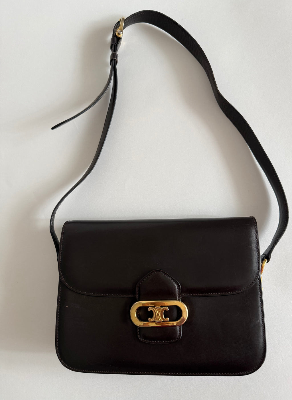 Céline brown shoulder bag