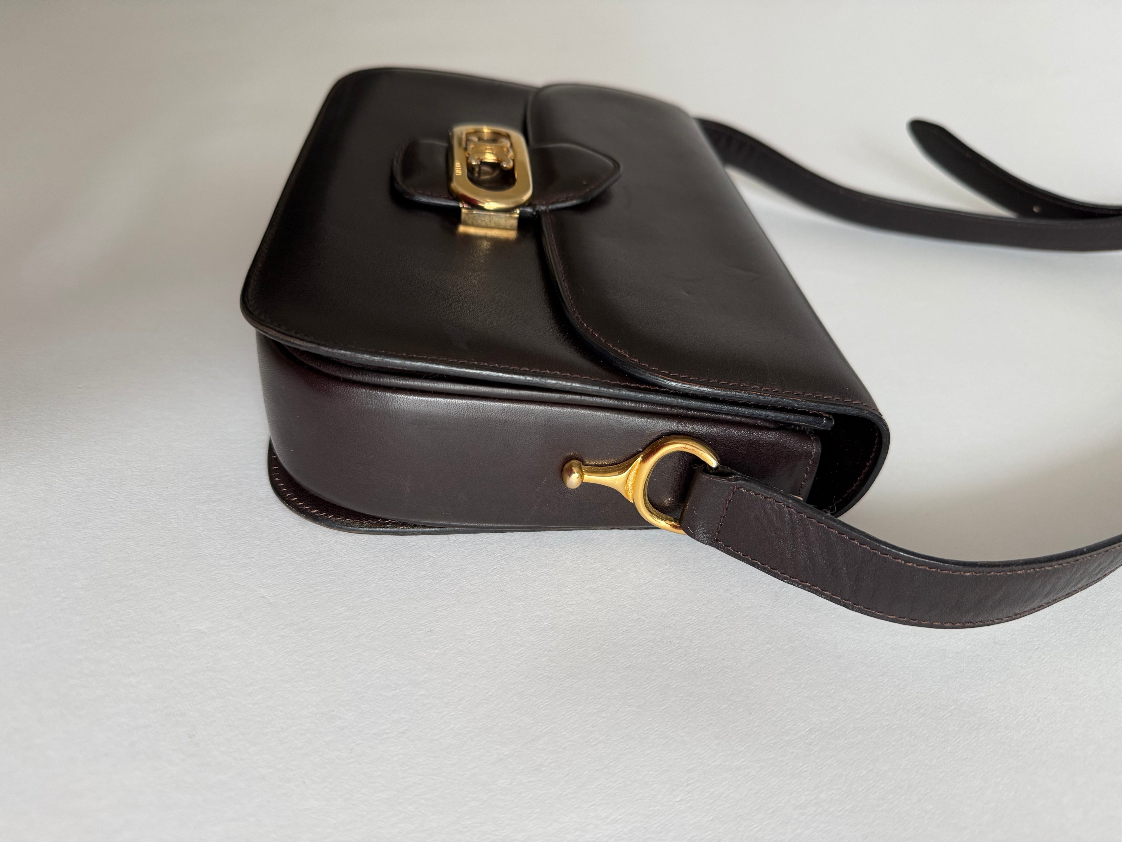 Céline brown shoulder bag