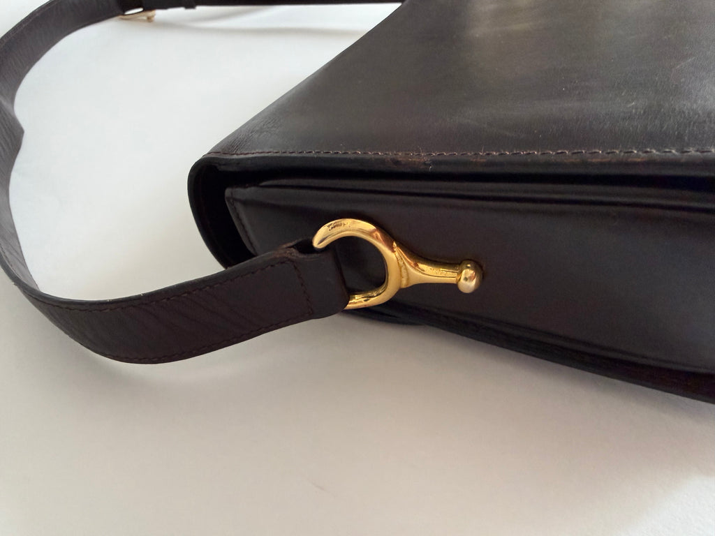 Céline brown shoulder bag