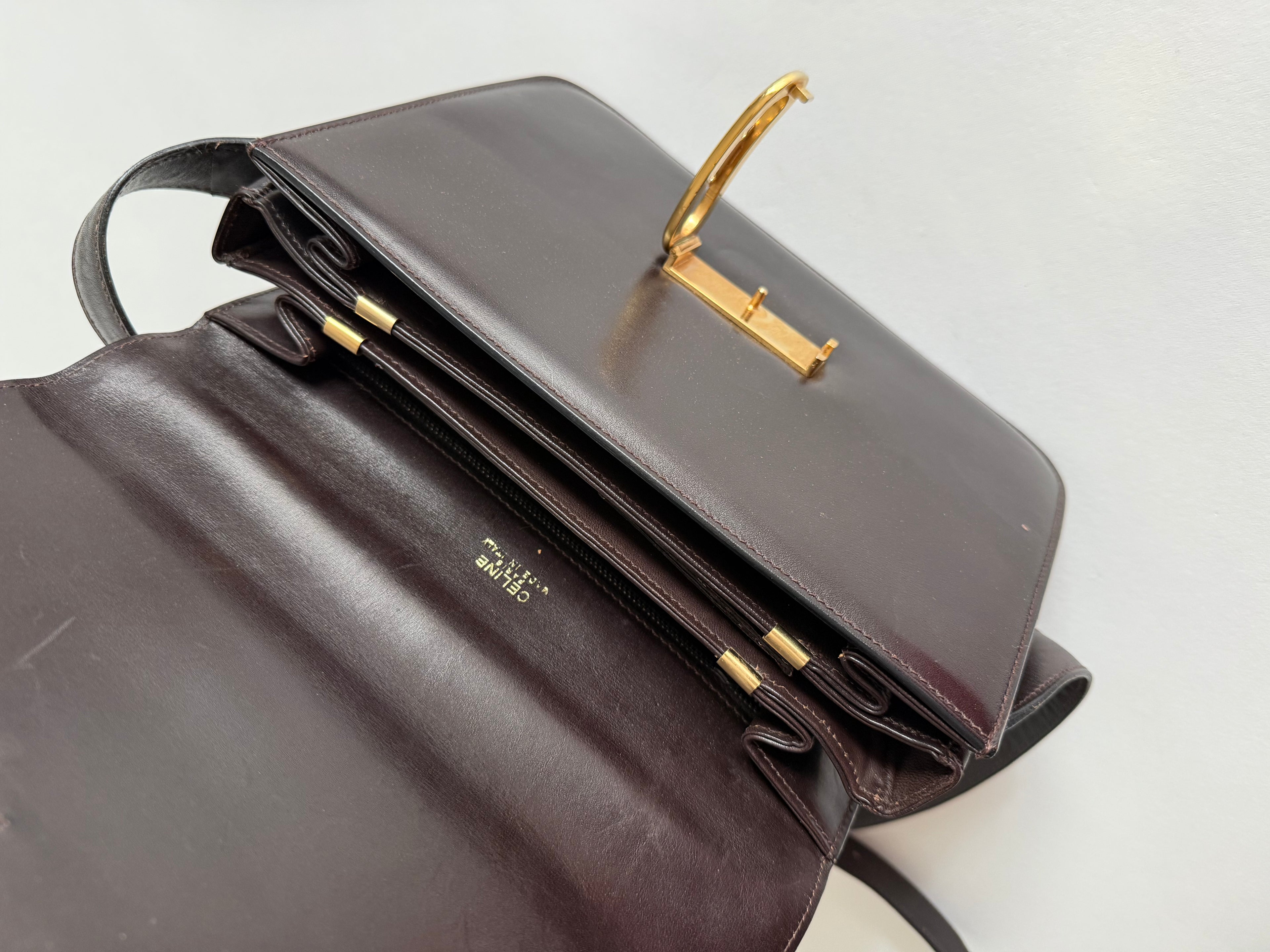 Céline brown shoulder bag