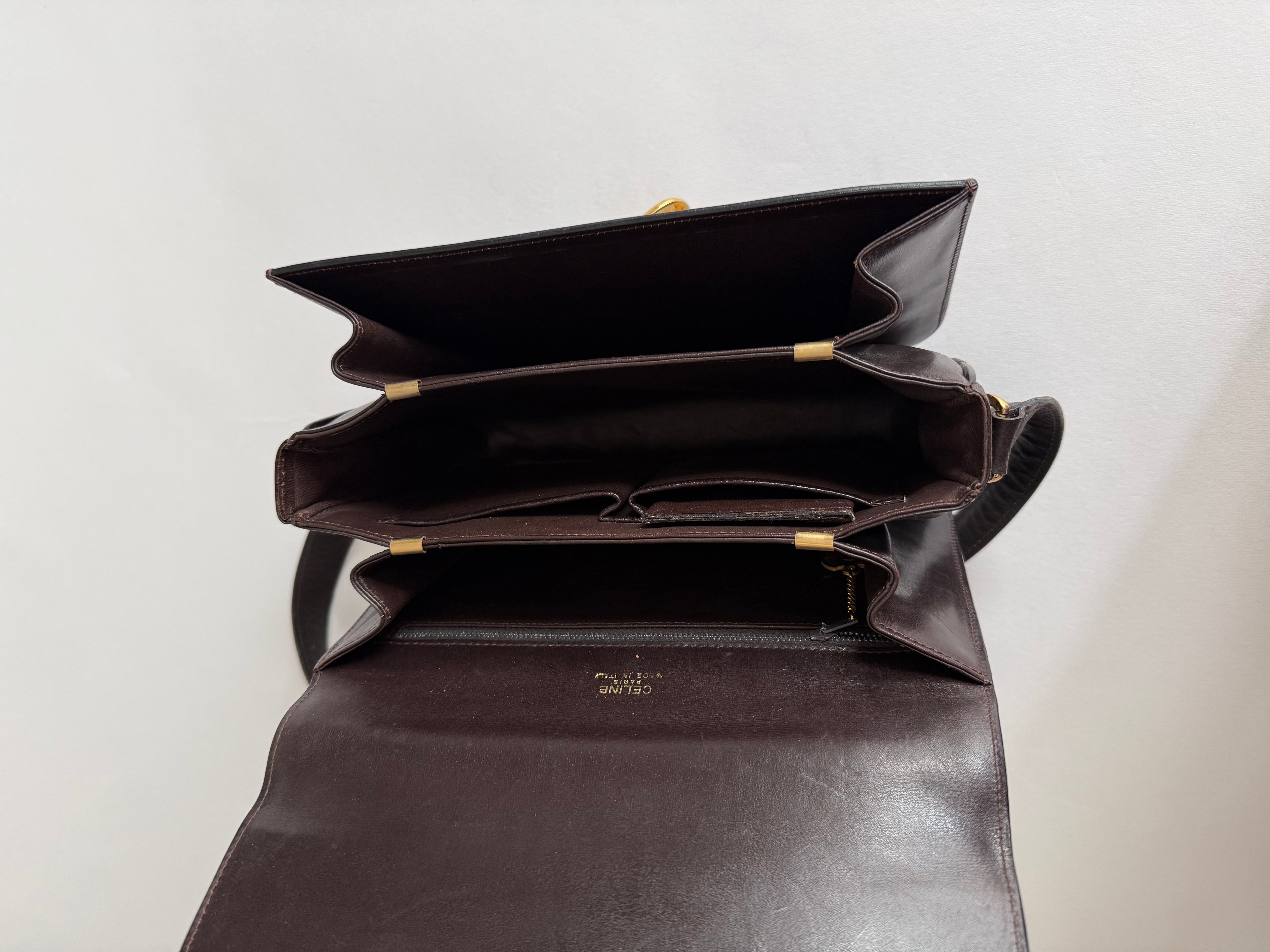 Céline brown shoulder bag