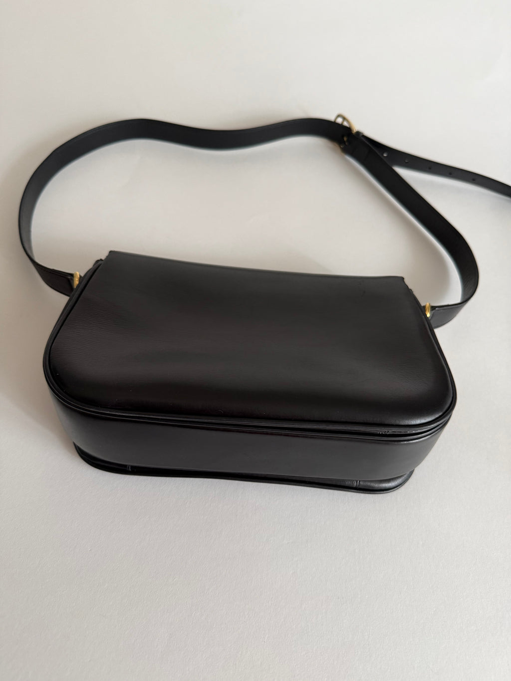 Celine black 90s shoulder bag