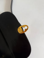 Celine black 90s shoulder bag
