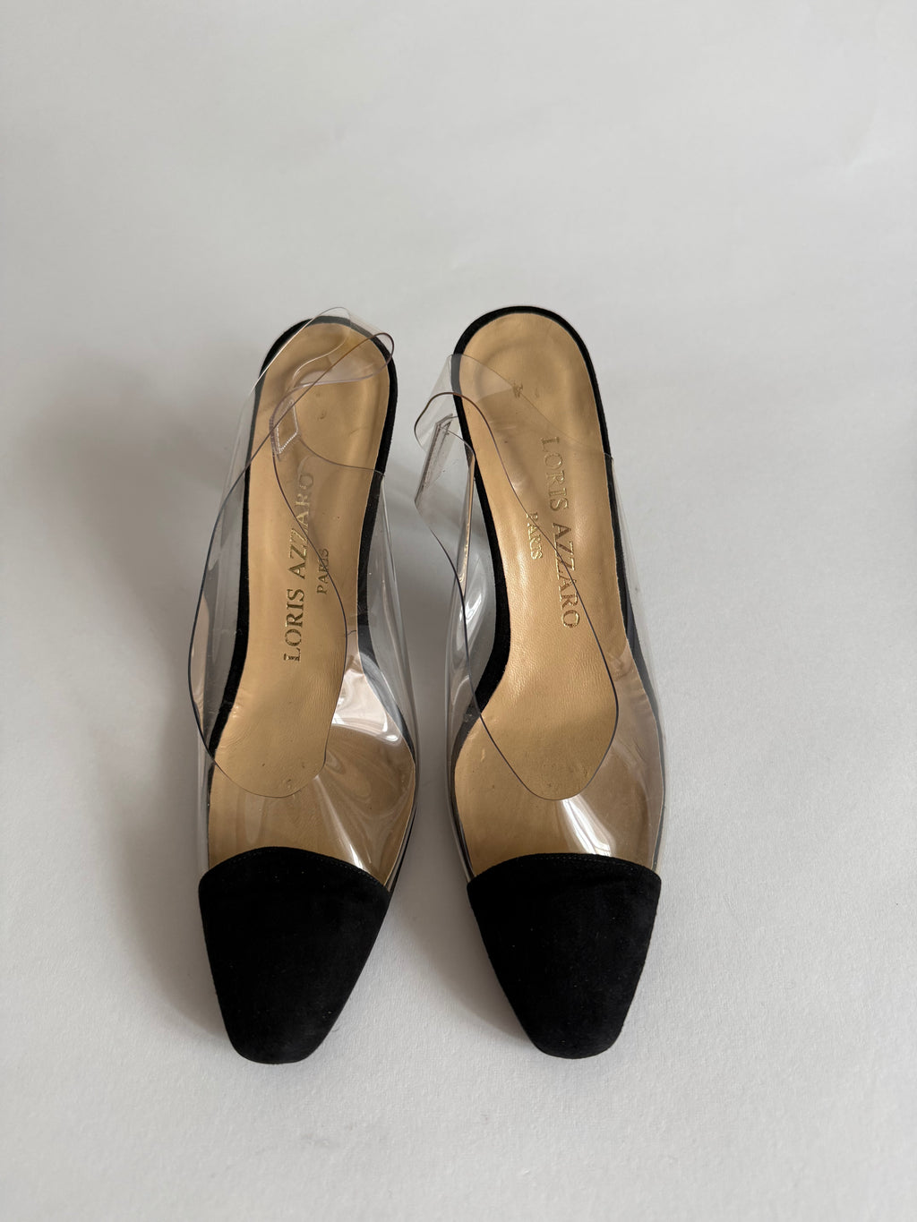 Loris Azzaro 90s slingback pvc