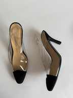 Loris Azzaro 90s slingback pvc
