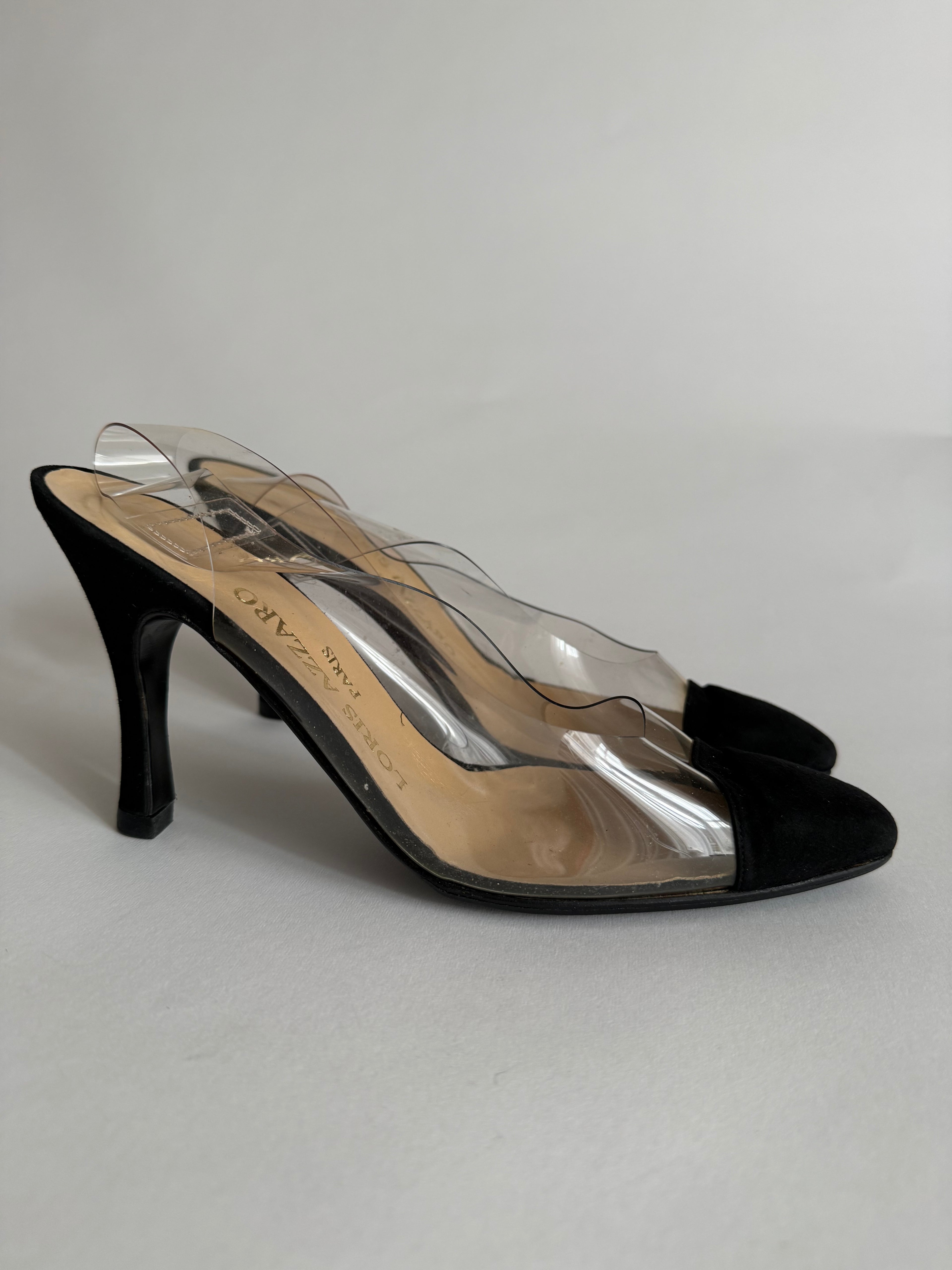 Loris Azzaro 90s slingback pvc