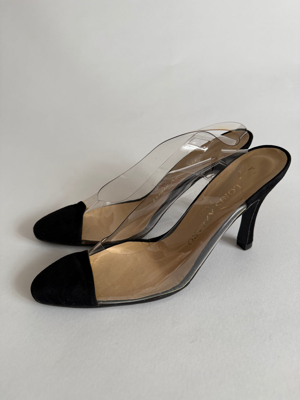 Loris Azzaro 90s slingback pvc