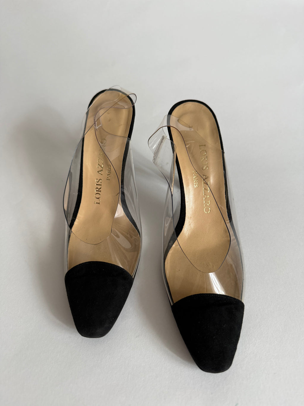 Loris Azzaro 90s slingback pvc