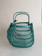 Fishing net bamboo bag 1960s