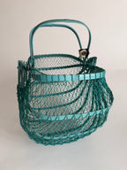 Fishing net bamboo bag 1960s