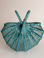 Fishing net bamboo bag 1960s