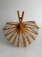 Fishing net bamboo bag 1960s