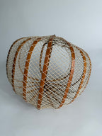 Fishing net bamboo bag 1960s