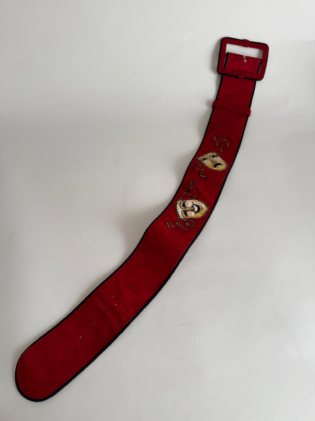Moschino F/W 1990-1991 mask belt