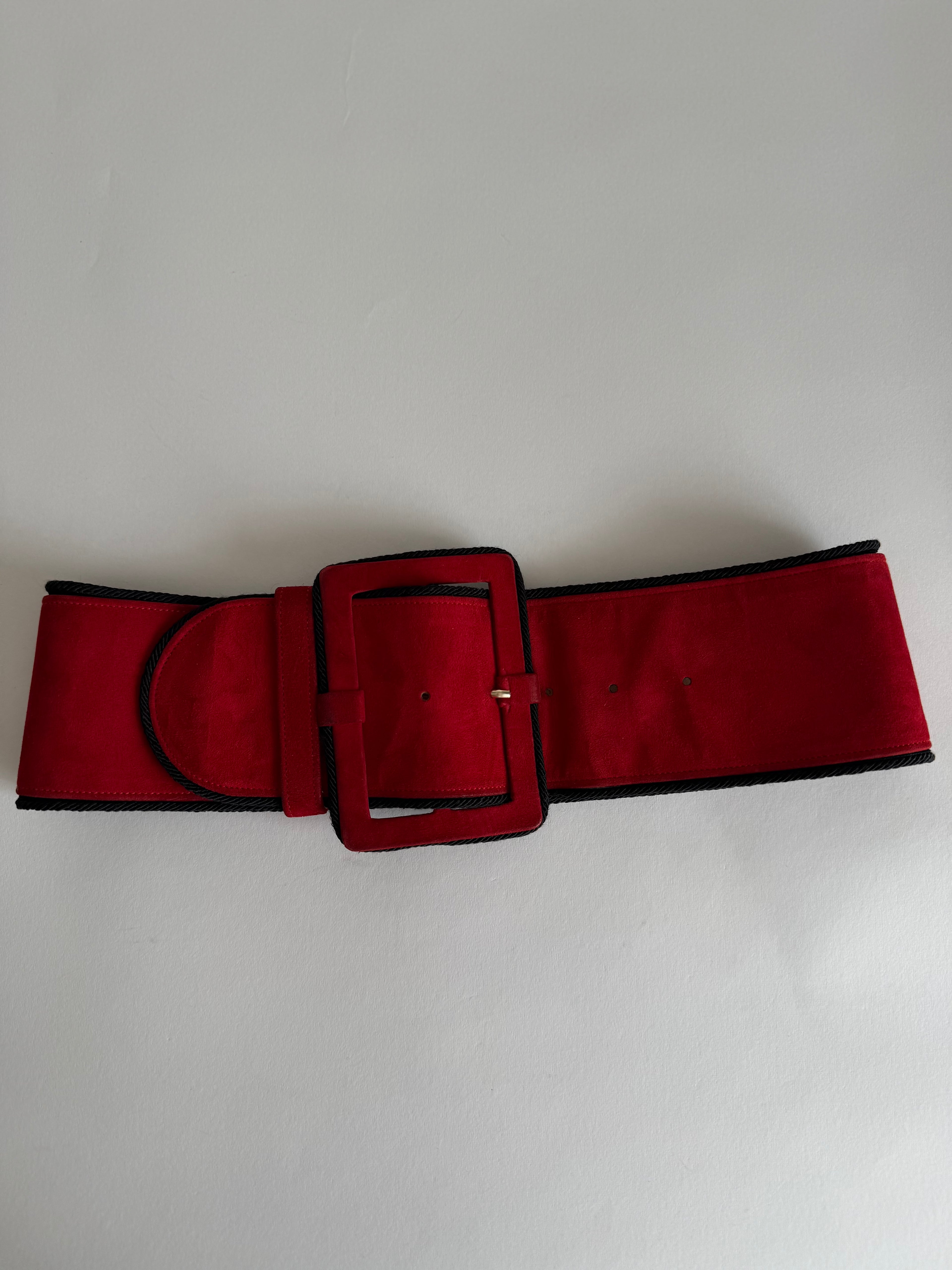 Moschino F/W 1990-1991 mask belt
