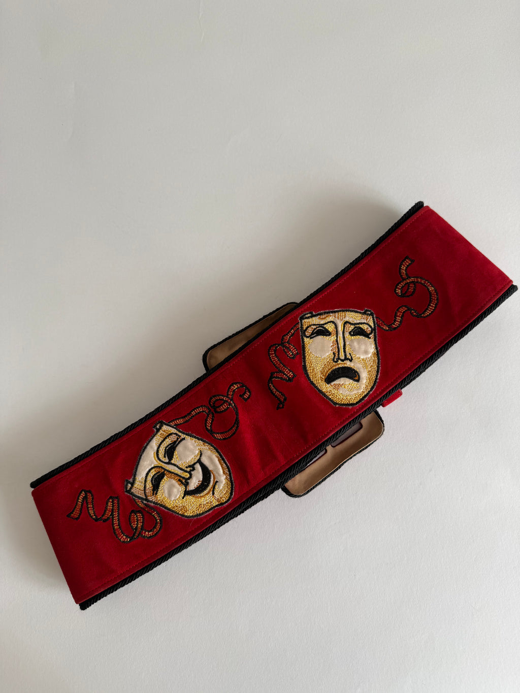 Moschino F/W 1990-1991 mask belt
