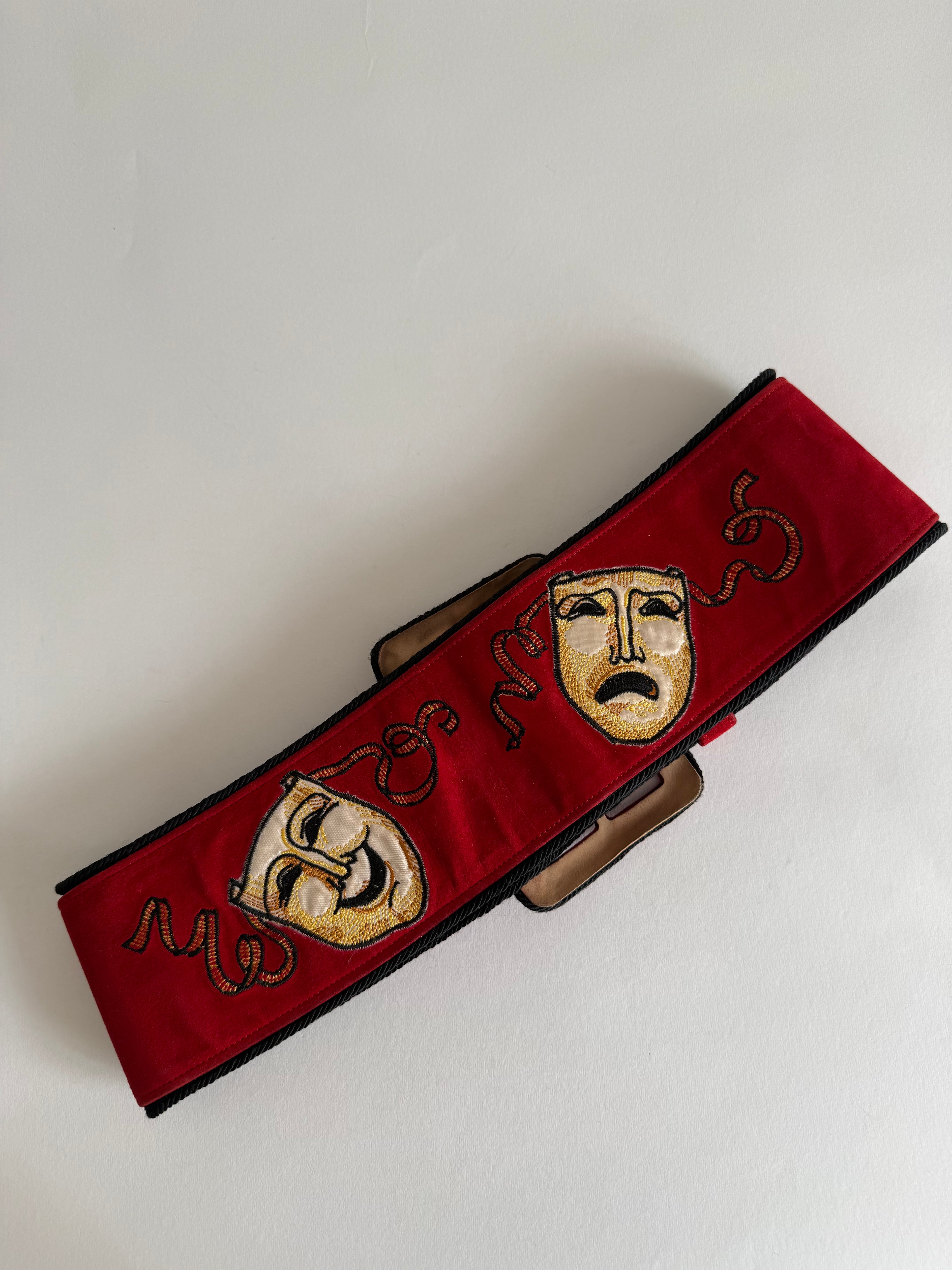 Moschino F/W 1990-1991 mask belt