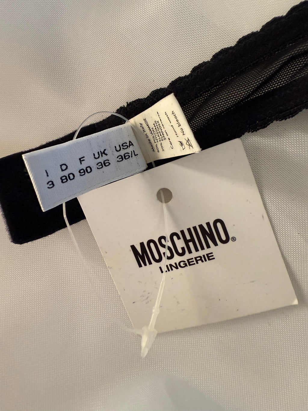 Moschino hearts embroidered bust top