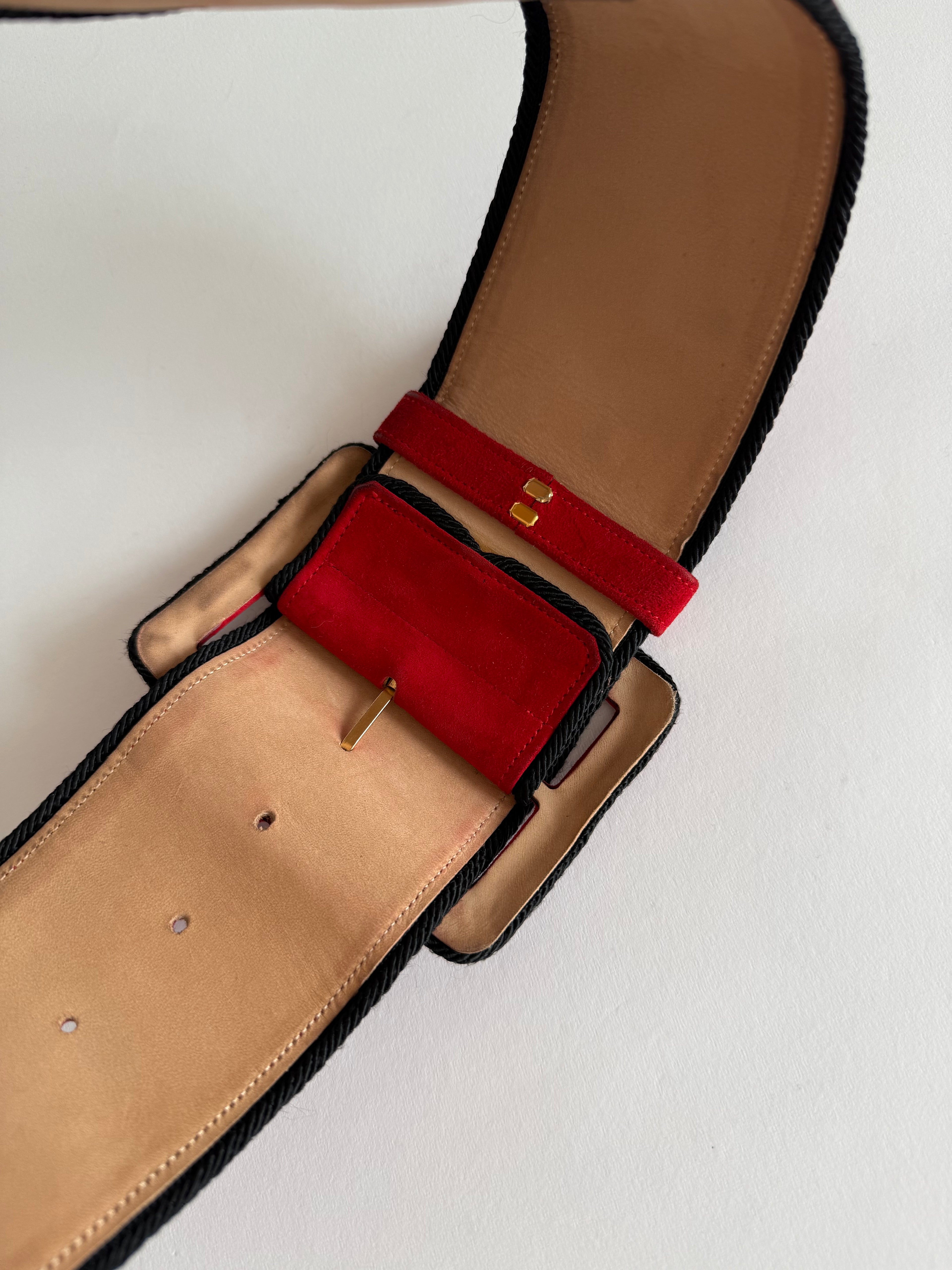 Moschino F/W 1990-1991 mask belt