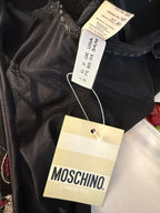 Moschino lingerie bust top embroidered