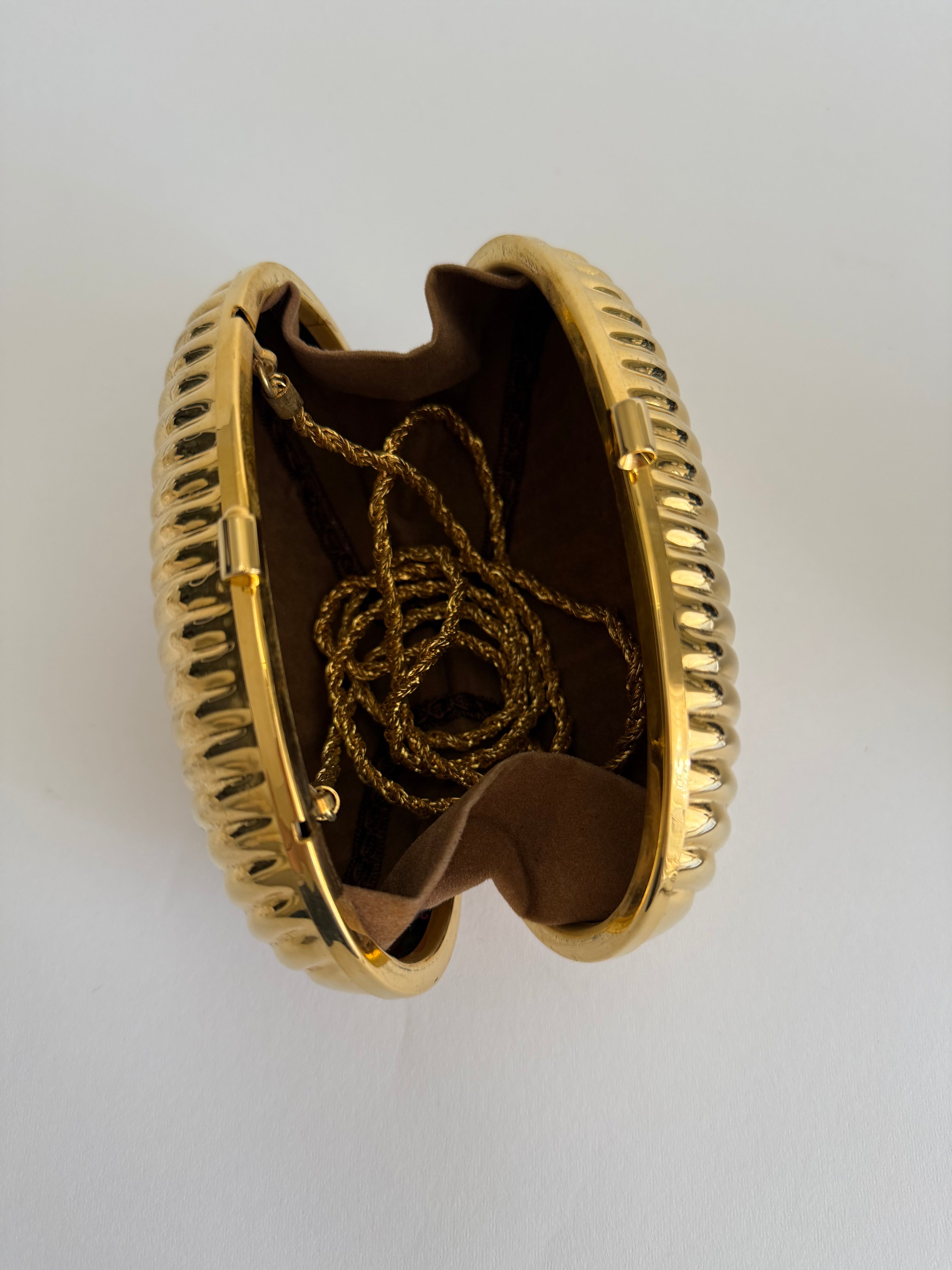 Gold egg clutch vintage