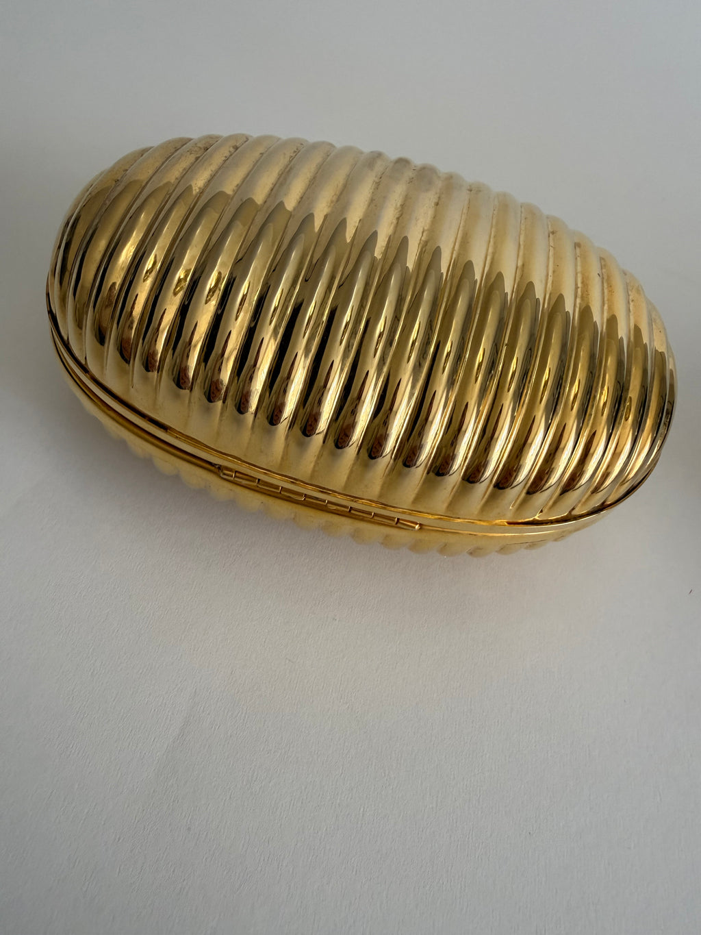 Gold egg clutch vintage
