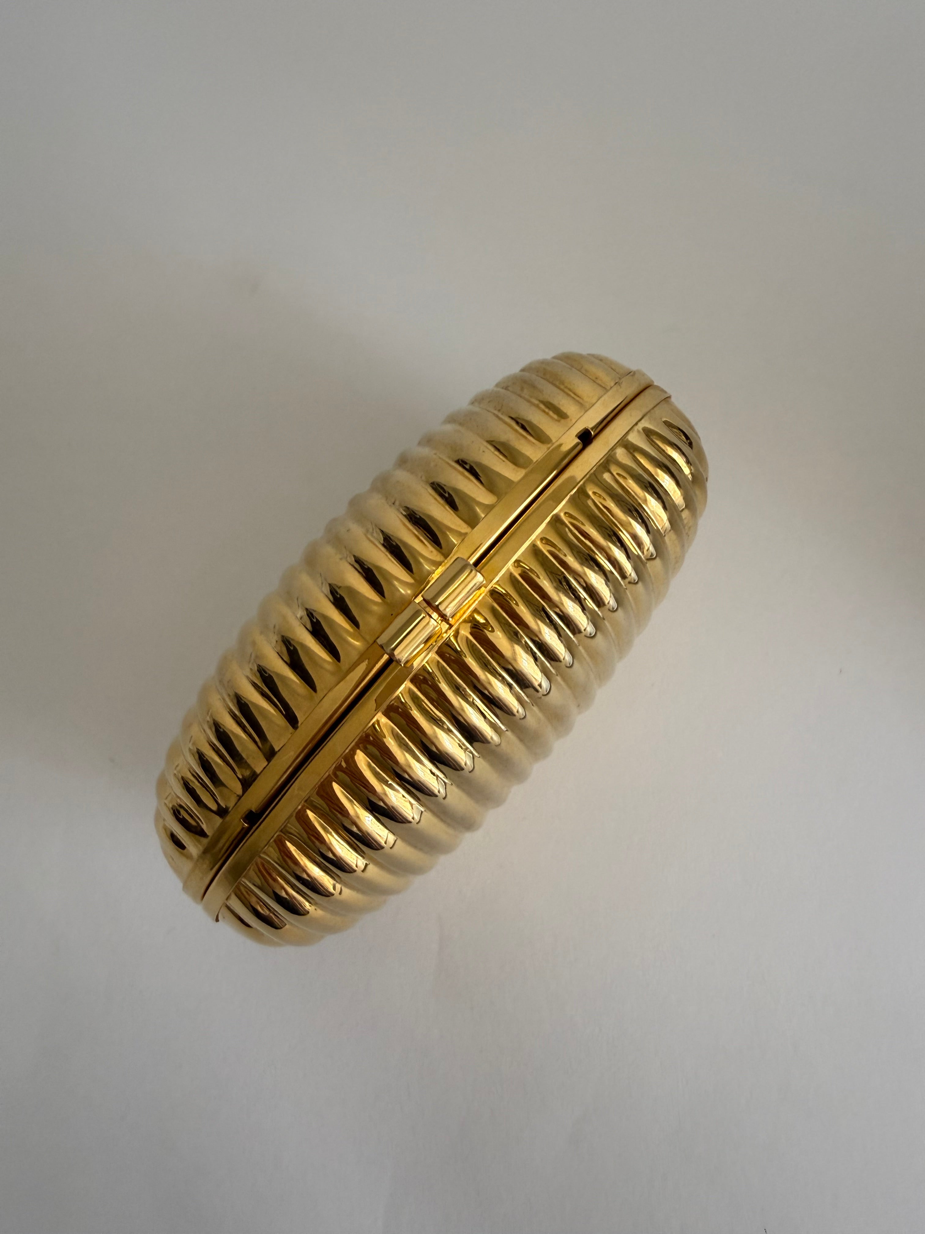 Gold egg clutch vintage