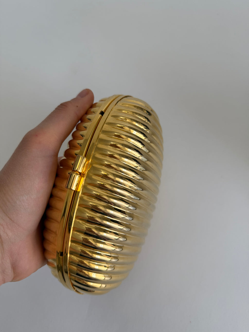 Gold egg clutch vintage