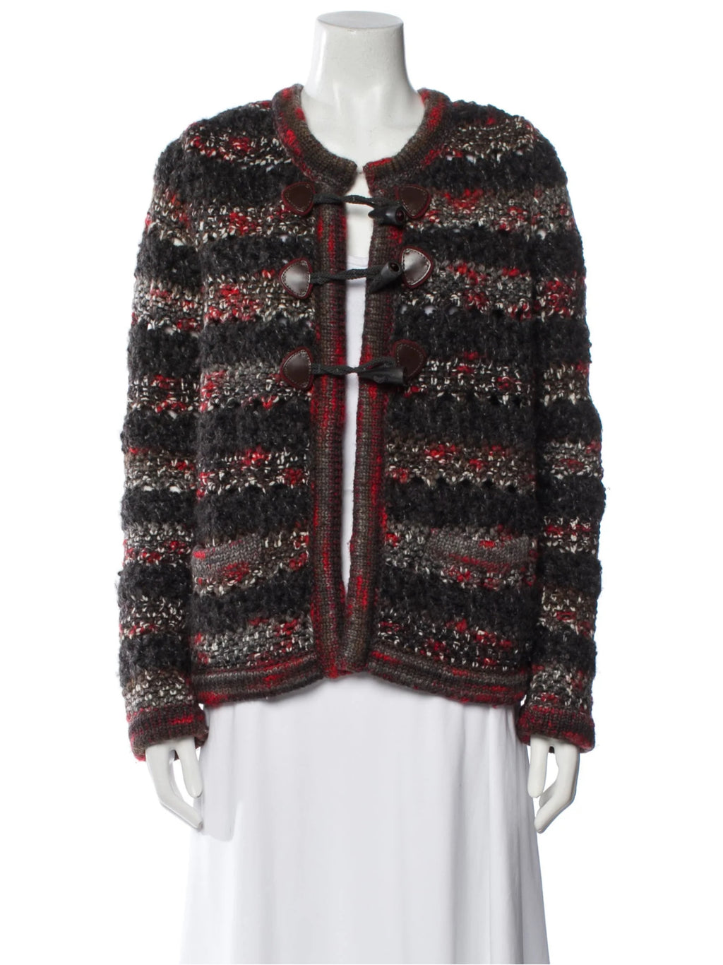 Chanel early 2000s crochet knitted wool jacket cardigan