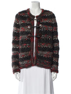 Chanel early 2000s crochet knitted wool jacket cardigan