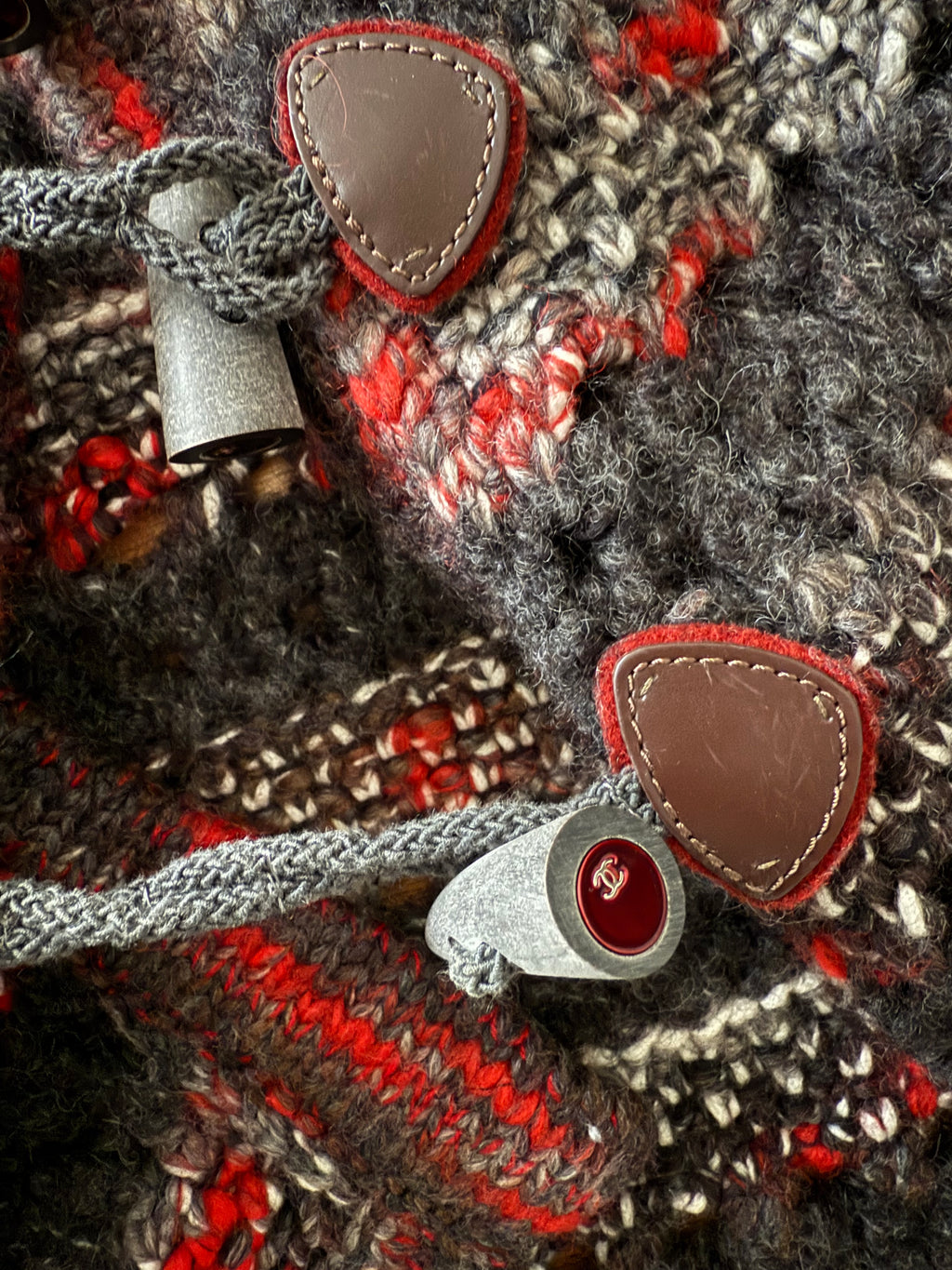 Chanel early 2000s crochet knitted wool jacket cardigan
